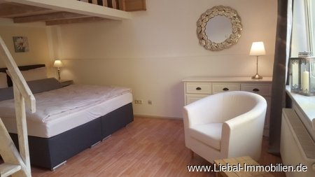 Blick in Schlafzimmer Blick in Schlafzimmer