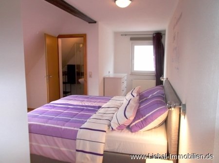 Blick ins Schlafzimmer Blick ins Schlafzimmer