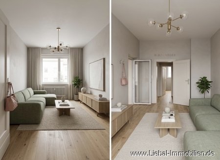 Wohnzimmer – KI-generierte Visualisierung Wohnzimmer – KI-generierte Visualisierung
